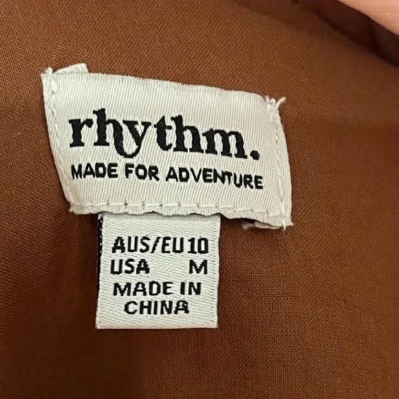 Rhythm Women’s Carmella Floral Print V-Neck Sleeveless Mini Dress A-Line Retro - Picture 13 of 14